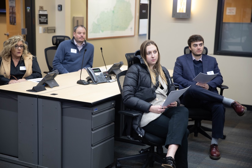 Members of the current class of Leadership Jessamine County visited the Boone National Guard Center in Frankfort, Feb. 13, 2025. The group visited to learn about the Kentucky National Guard and the organization’s role in state government. (U.S. Army photo by Milt Spalding)