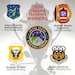 Graphic displaying seals from the winning units.