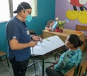 A local provider gives a health consultation to a patient during a medical mission in La Paz, Honduras, March 12, 2025. These medical missions have become a hallmark of JTF-Bravo's enduring legacy in the region, demonstrating their unwavering dedication to building a stronger and more resilient Honduras and Central America. (U.S. Army courtesy photo)