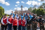 U.S. and Honduran personnel pose together for a group photo following the conclusion of a JTF-Bravo medical mission in La Paz, Honduras, March 12, 2025. These medical missions have become a hallmark of JTF-Bravo's enduring legacy in the region, demonstrating their unwavering dedication to building a stronger and more resilient Honduras and Central America. (U.S. Army courtesy photo)