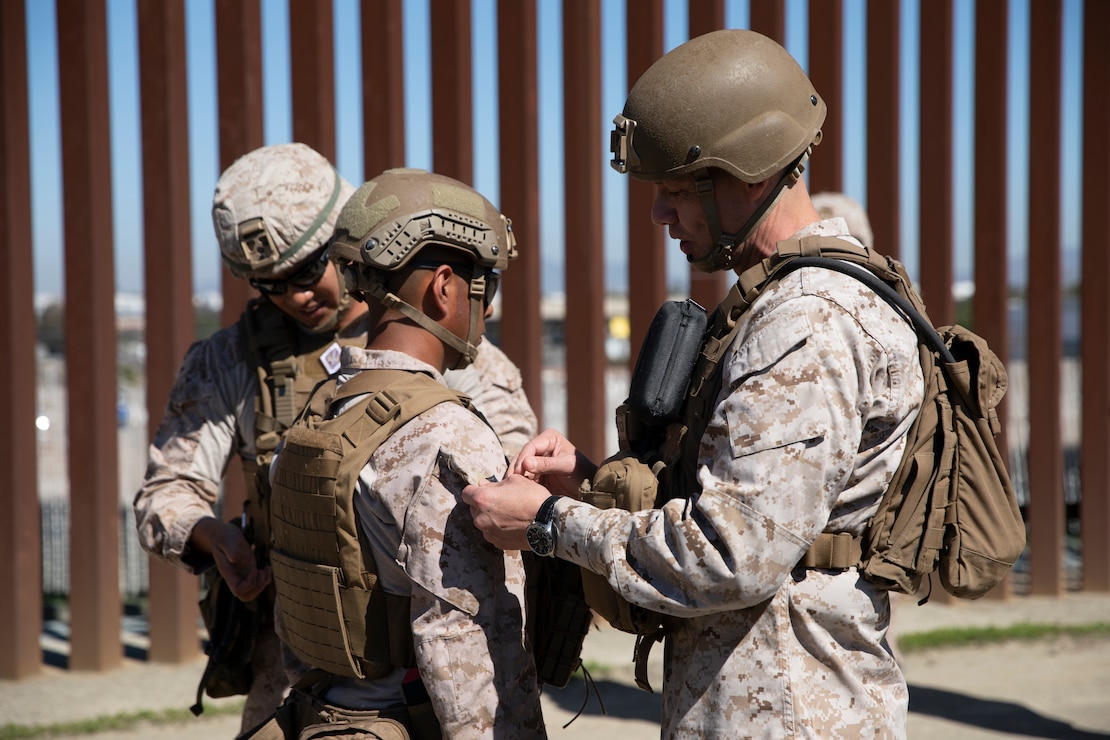 SMMC visits Marines at Southern Border Wall 