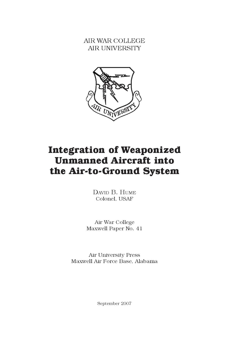 AUP, Air University Press, Air University, Maxwell Paper,