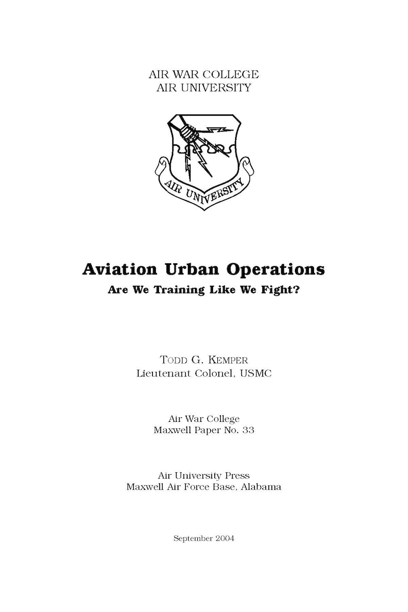 AUP, Air University Press, Air University, Maxwell Paper,
