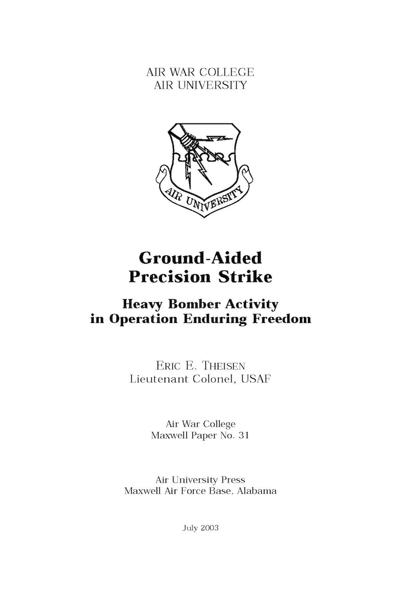 AUP, Air University Press, Air University, Maxwell Paper,
