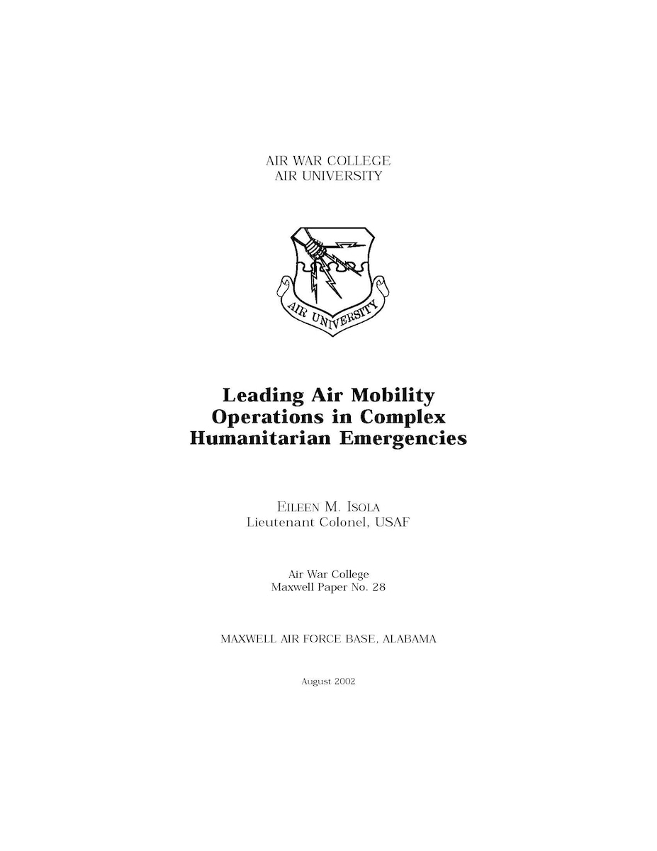 AUP, Air University Press, Air University, Maxwell Paper,