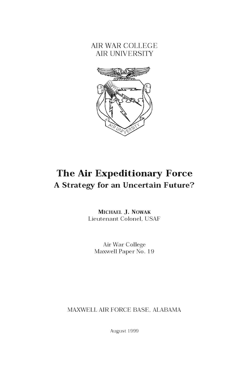 AUP, Air University Press, Air University, Maxwell Paper,