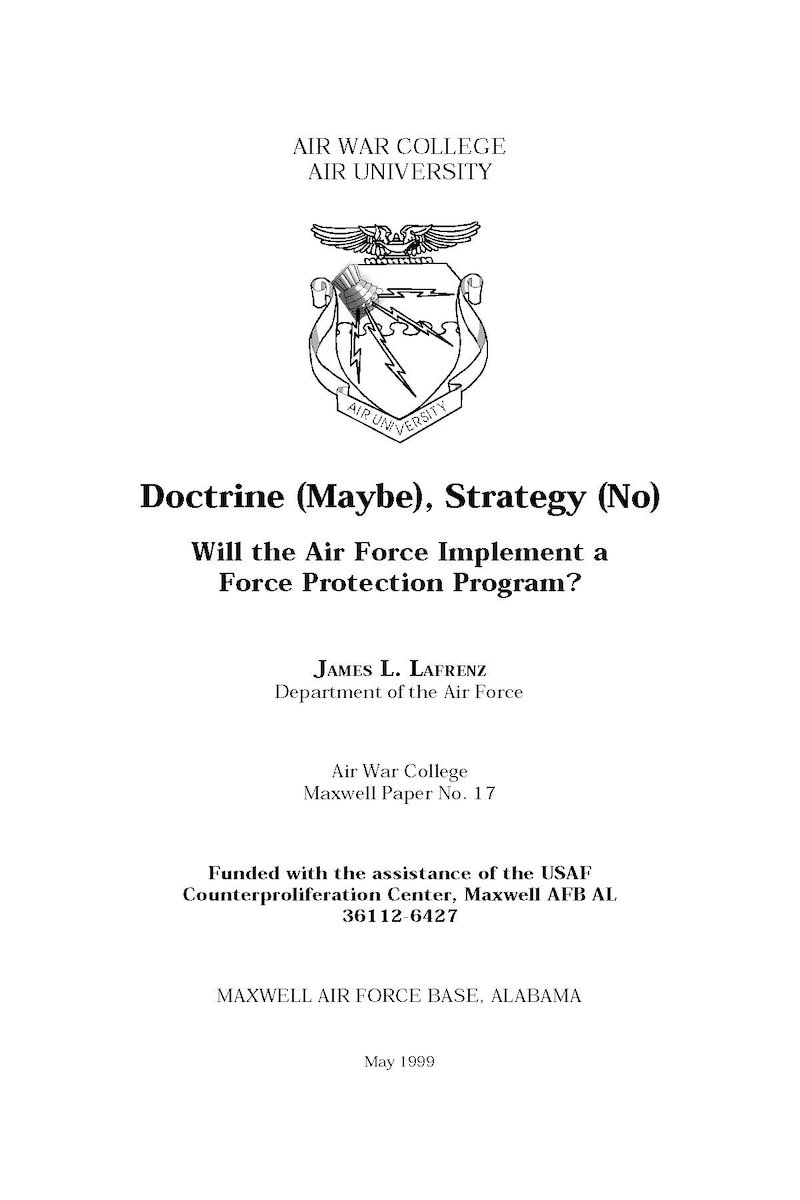 AUP, Air University Press, Air University, Maxwell Paper,