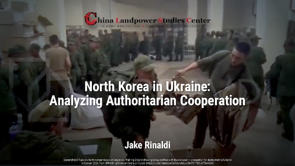 North Korea in Ukraine: Analyzing Authoritarian Cooperation
Jake Rinaldi
