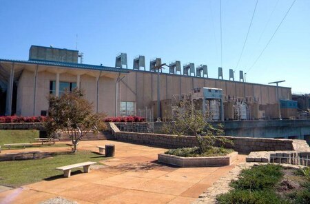 Picture of West Point Powerhouse and Dam.