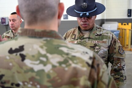 433rd Airmen Prepare for Open Ranks Inspections
