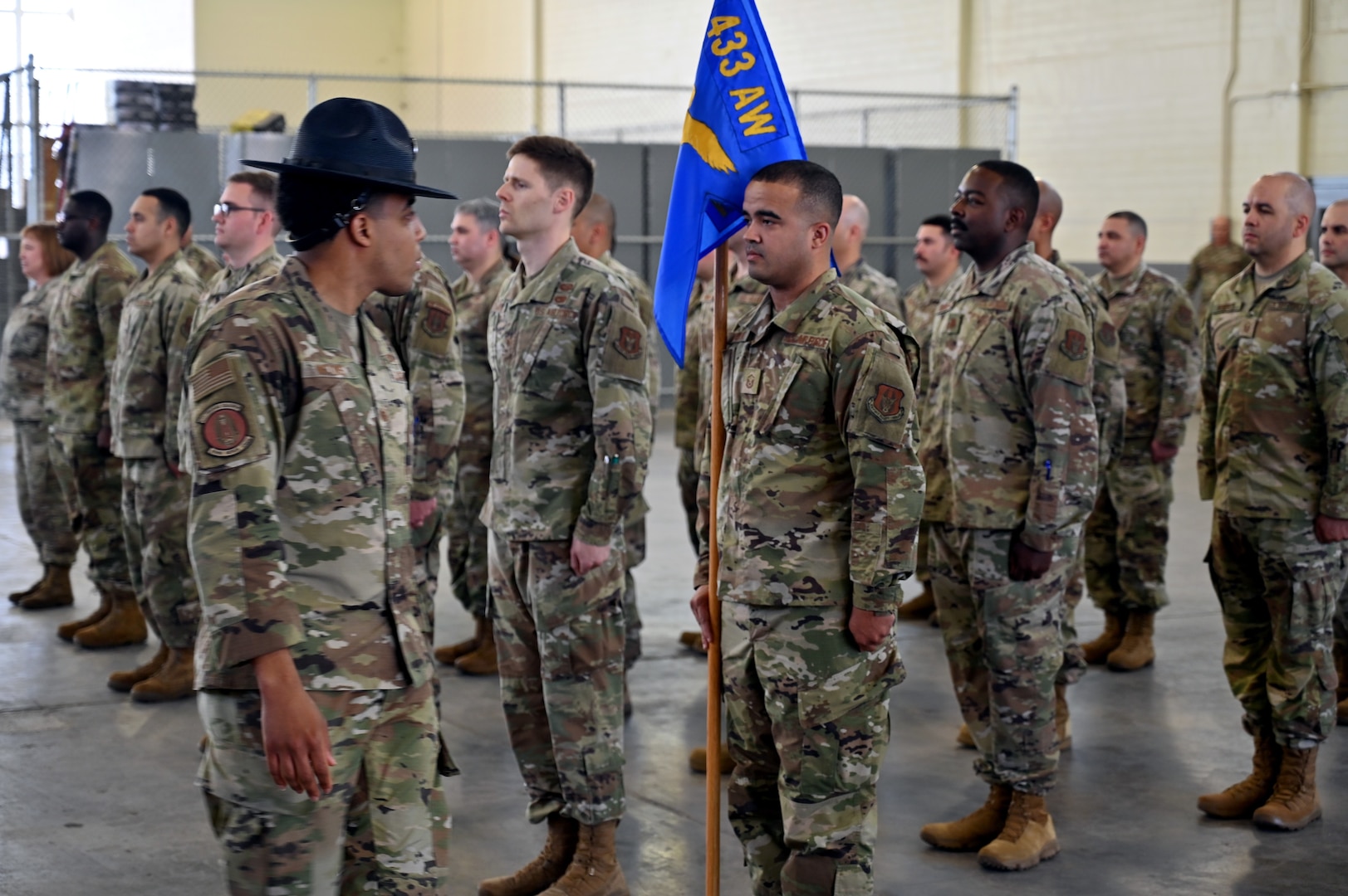 433rd Airmen Prepare for Open Ranks Inspections