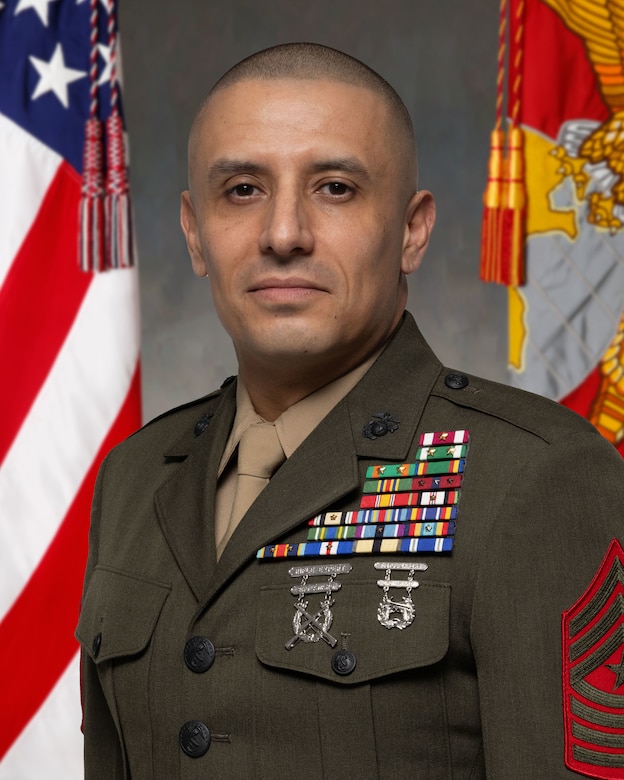 Sgt Maj Anthony A. Vega command photo