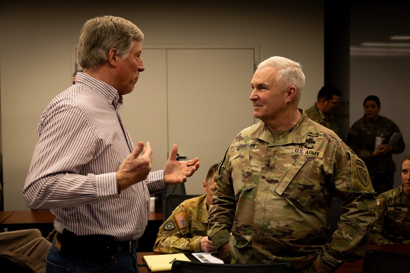 The Kentucky National Guard hosted lawmakers from the Kentucky congress to learn about the KYNG operations and readiness. (U.S. Army photo by Andy Dickson)