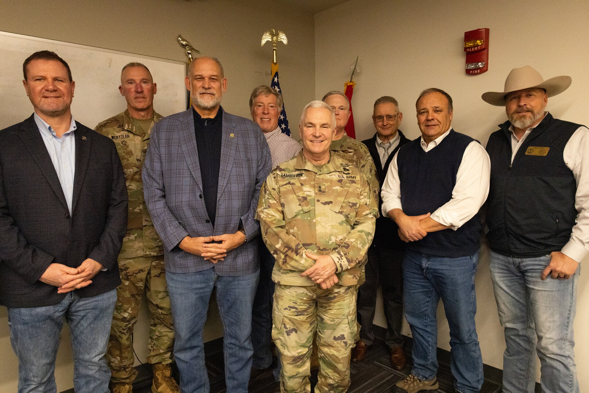 The Kentucky National Guard hosted lawmakers from the Kentucky congress to learn about the KYNG operations and readiness. (U.S. Army photo by Andy Dickson)