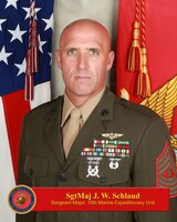 SgtMaj J. W. Schlaud Command photograph.