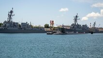 Joint Base Pearl Harbor-Hickam, Hawaii, March 16, 2025 – The Virginia-class fast-attack submarine USS Vermont (SSN 792) returns to Joint Base Pearl Harbor-Hickam, Hawaii after a scheduled deployment, March 16, 2025.