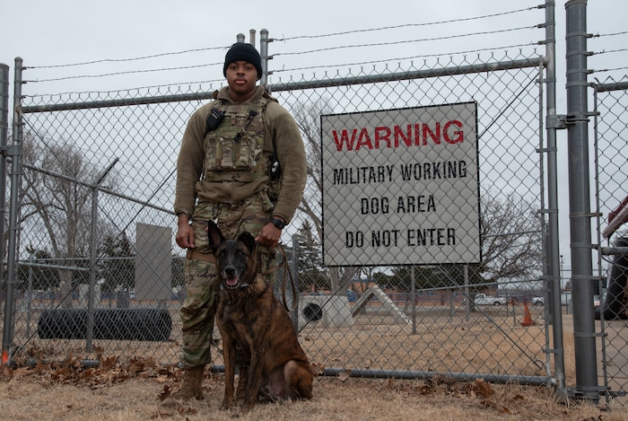 Team Vance Working Dog Team patrols United Nations