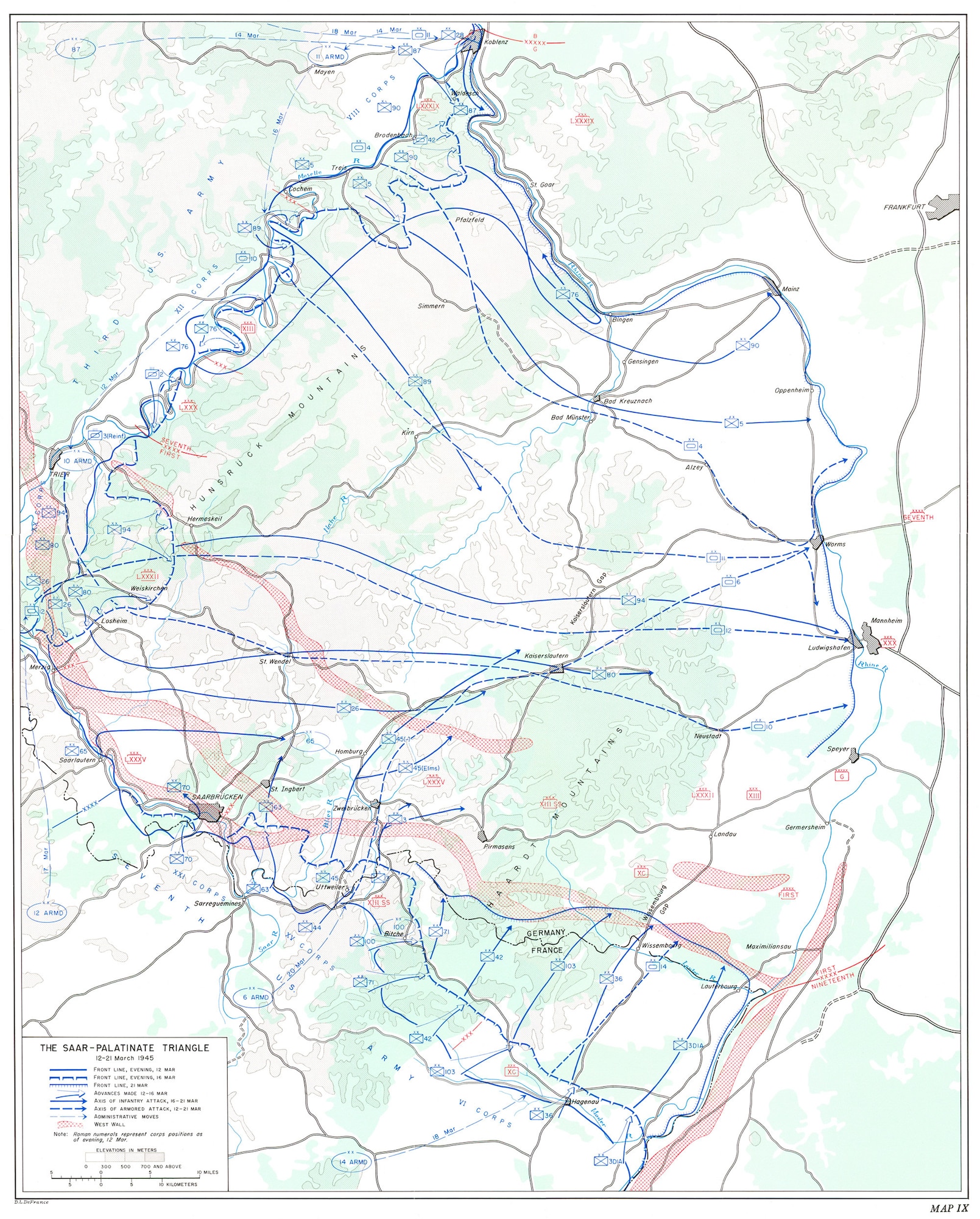Getting Patton to the Rhine