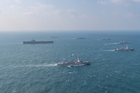 Republic of Korea, Japan, and the U.S. Conduct Trilateral Naval Exercise.