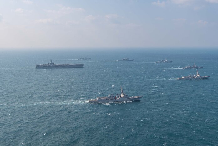 Republic of Korea, Japan, and the U.S. Conduct Trilateral Naval Exercise.