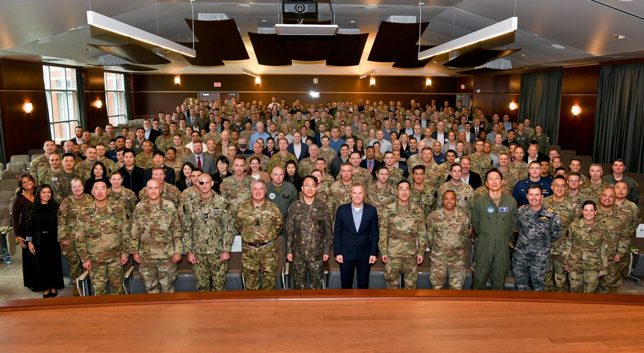 More than 450 stakeholders from across the security cooperation enterprise and international partners gather for U.S. Indo-Pacific Command’s Capabilities Development Working Group at Camp Withycombe in Happy Valley, Oregon, March 3-7, 2025.