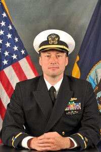 Chief Warrant Officer 3 Brett M. Clark, Officer in Charge, Naval Computer and Telecommunications Station (NCTS) Far East Detachment Atsugi, Japan