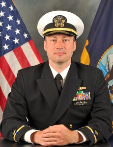 Chief Warrant Officer 3 Brett M. Clark, Officer in Charge, Naval Computer and Telecommunications Station (NCTS) Far East Detachment Atsugi, Japan