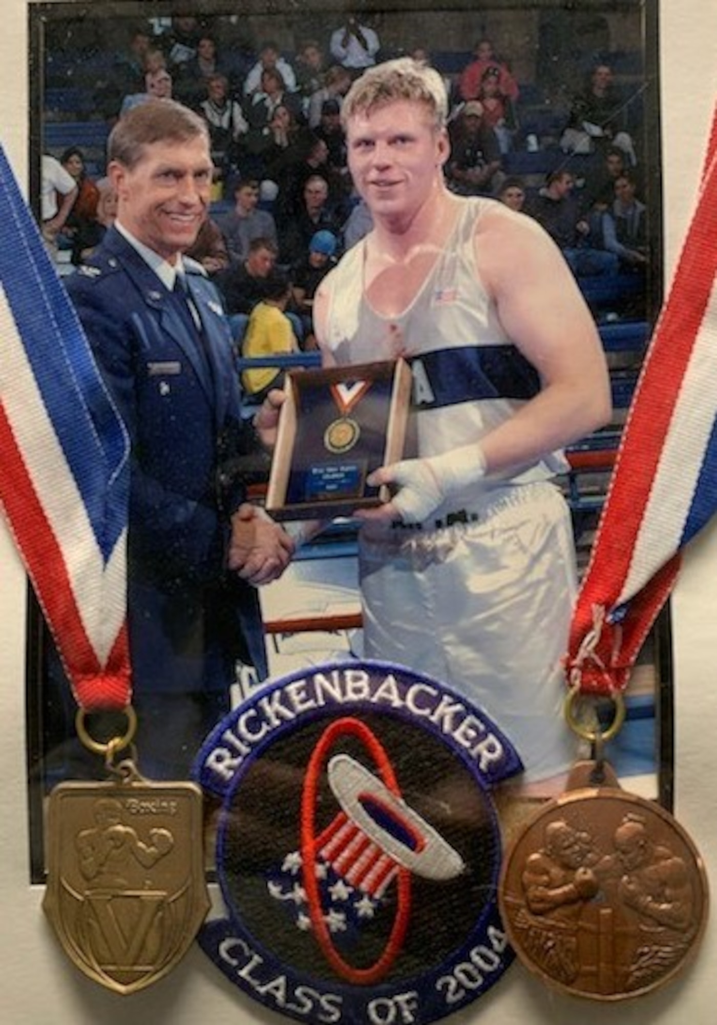 U.S. Air Force Academy cadet poses for photo