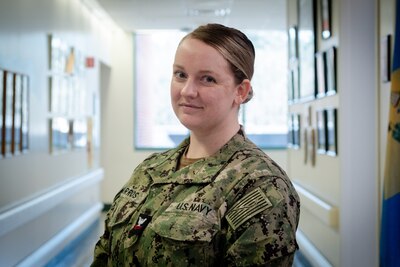 Inspired by her grandmother’s service as an Army Nurse, Hospital Corpsman Second Class Katelyn Barros serves as Naval Health Clinic Cherry Point’s Patient Centered Medical Homeport Leading Petty Officer, providing care to service members and their families.