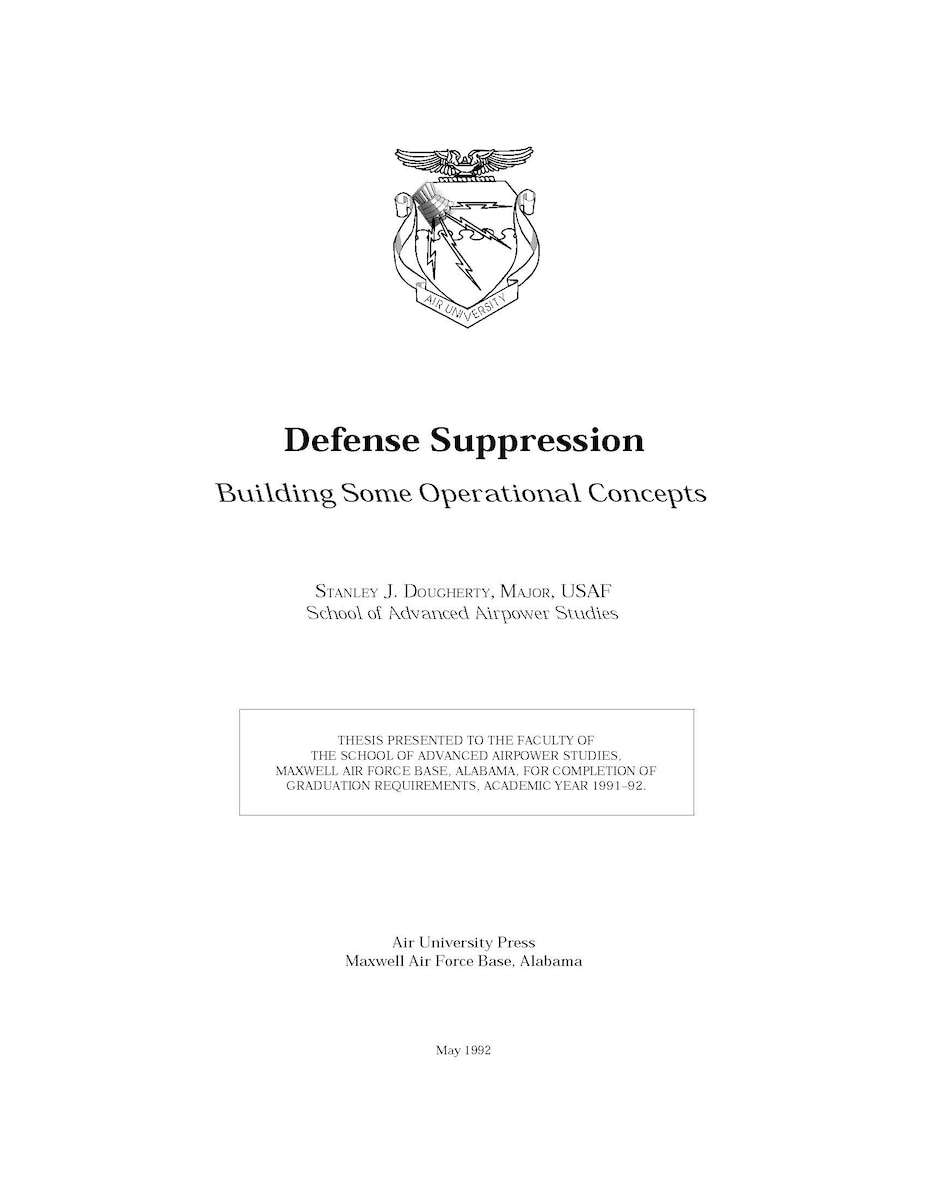 Air University, Air University Press, SAASS Papers, AUP, USAF
