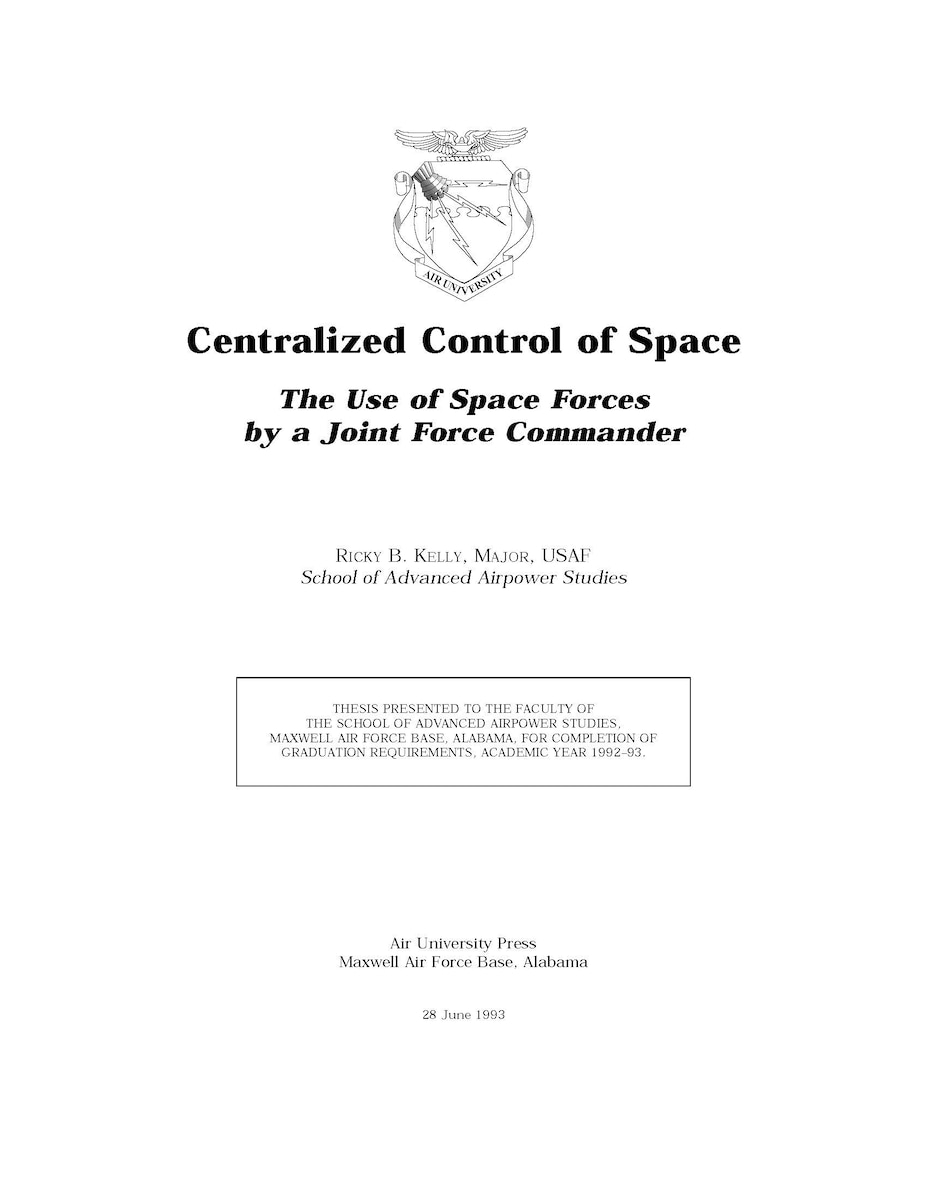Air University, Air University Press, SAASS Papers, AUP, USAF