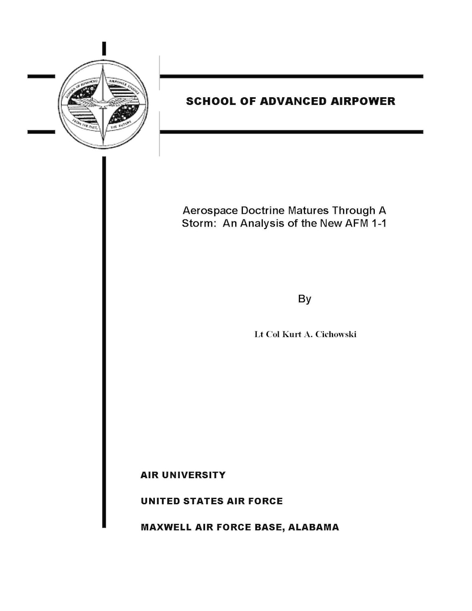 Air University, Air University Press, SAASS Papers, AUP, USAF