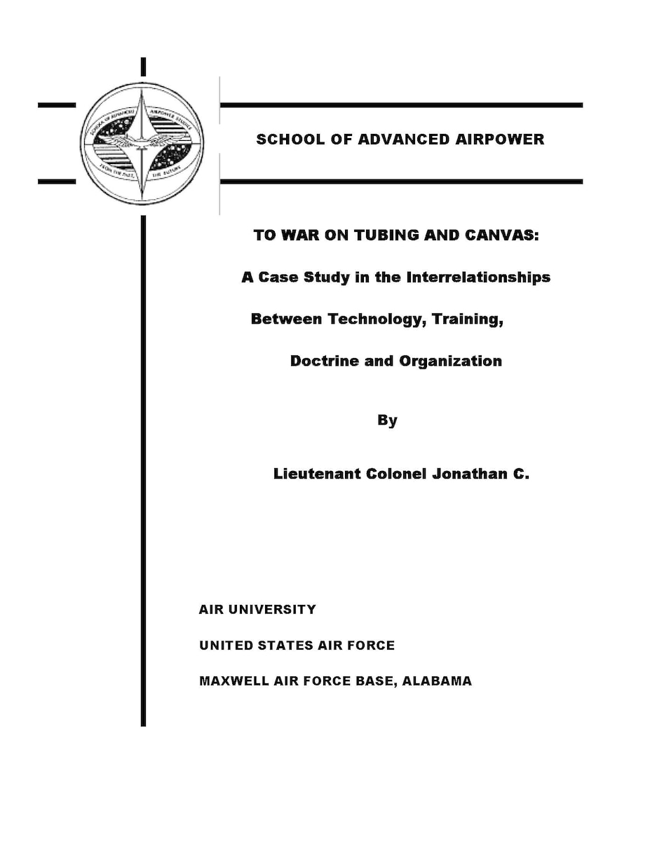 Air University, Air University Press, SAASS Papers, AUP, USAF