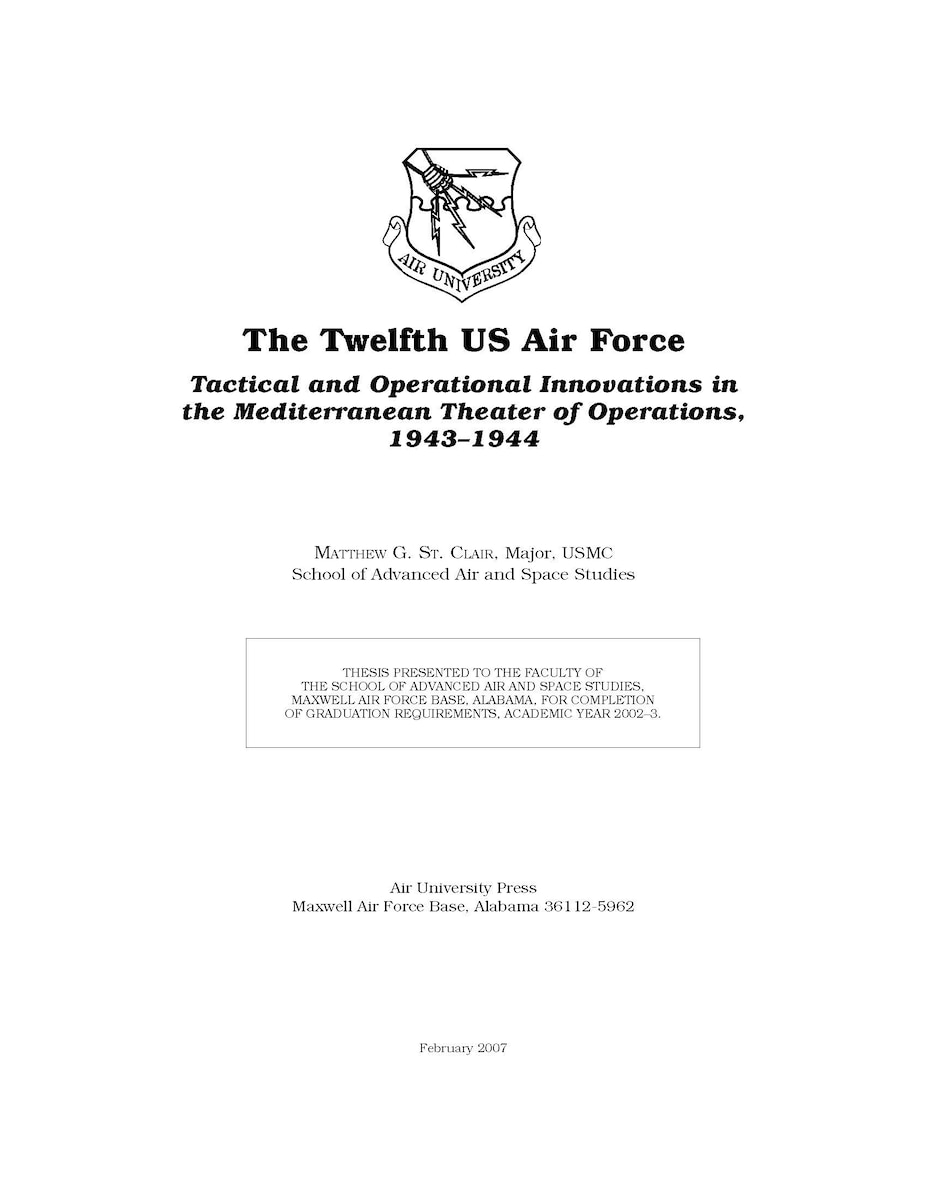 Air University, Air University Press, SAASS Papers, AUP, USAF