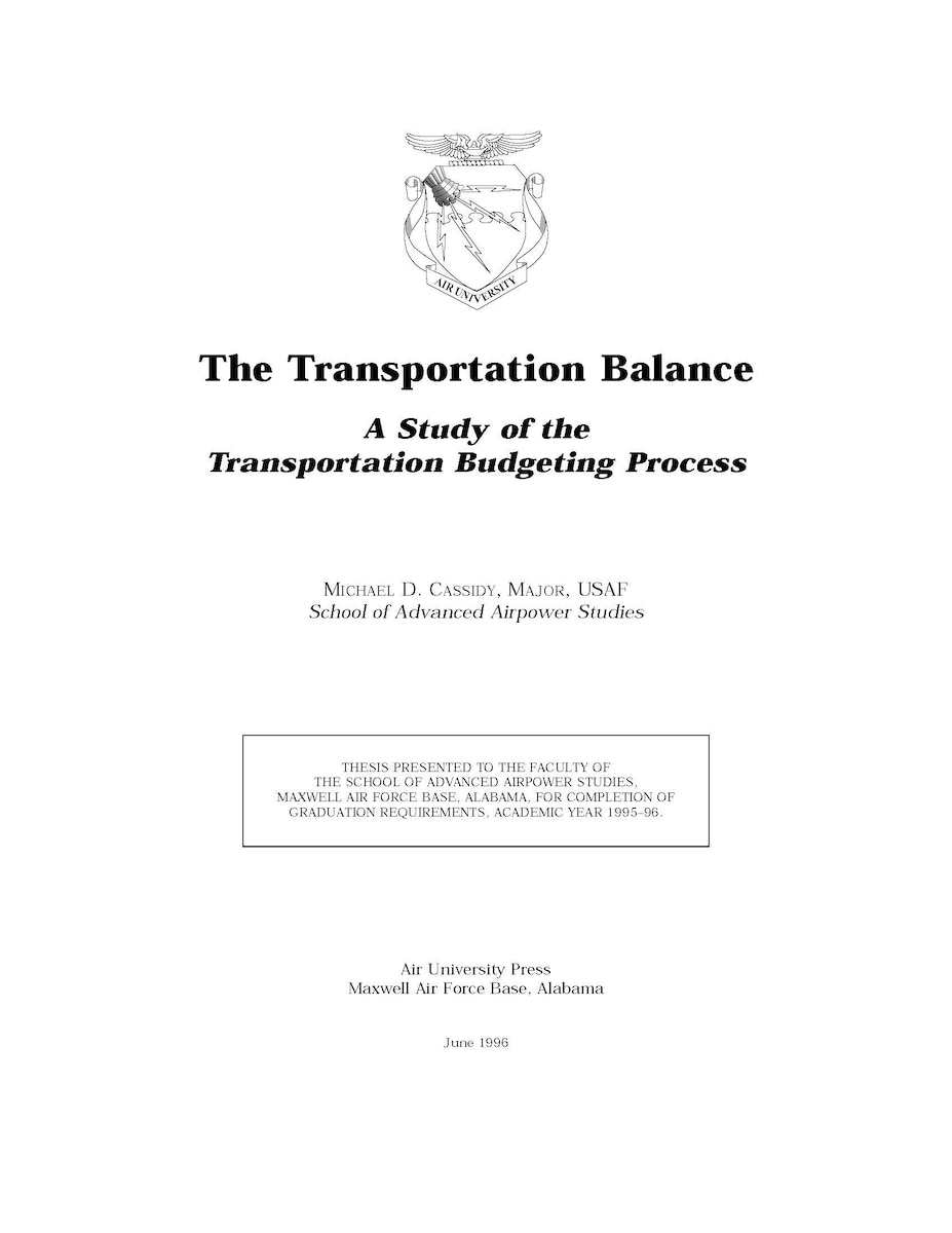 Air University, Air University Press, SAASS Papers, AUP, USAF