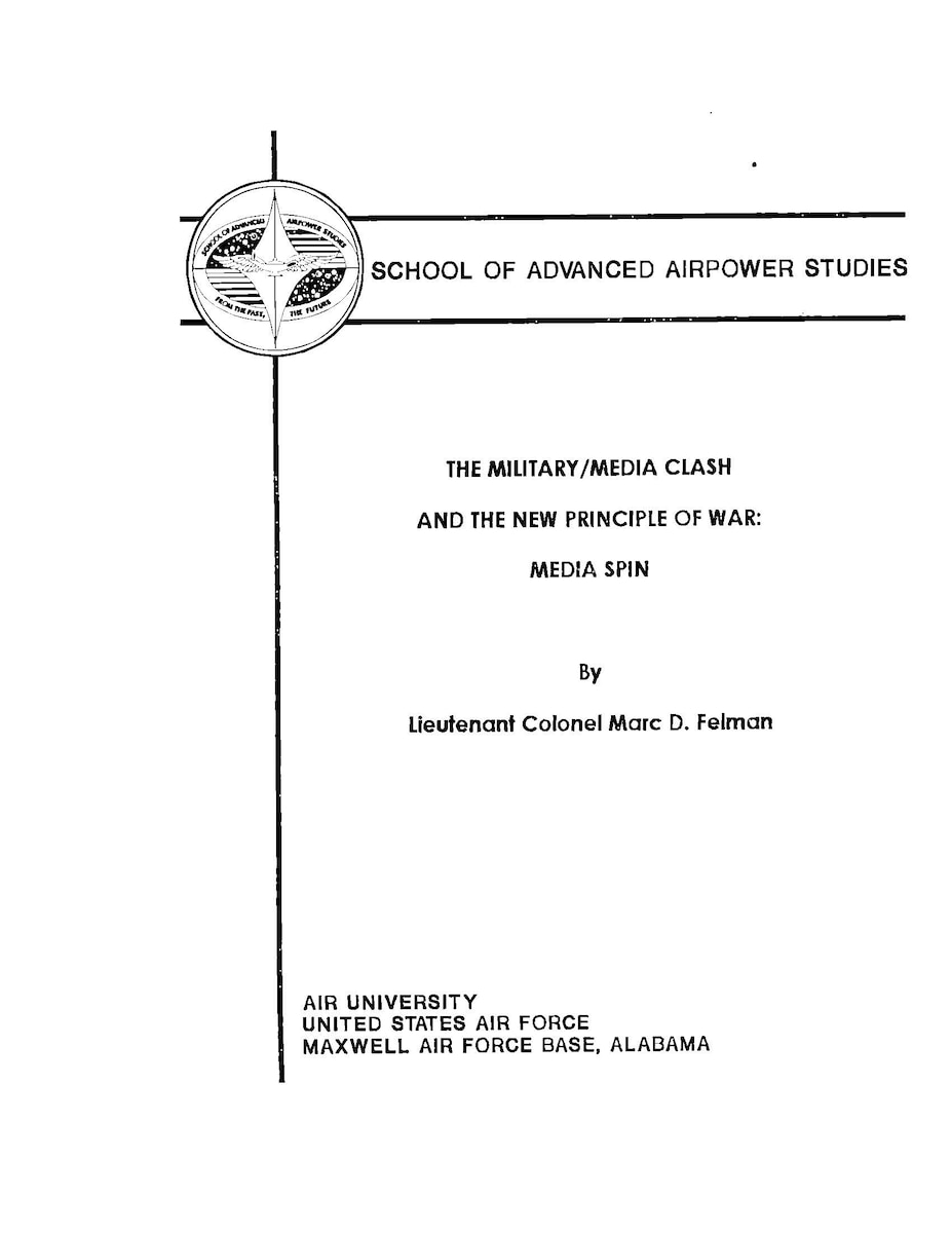 Air University, Air University Press, SAASS Papers, AUP, USAF