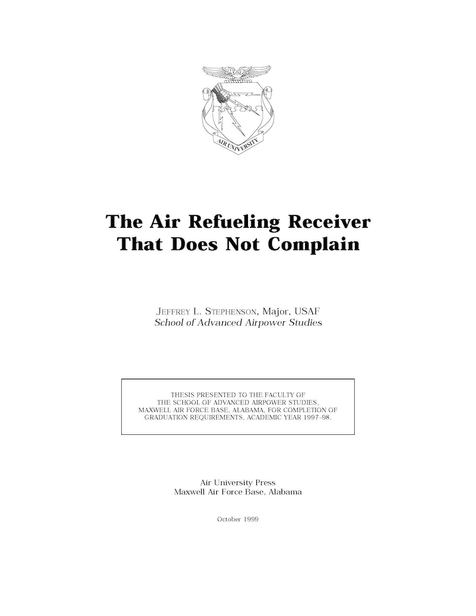 Air University, Air University Press, SAASS Papers, AUP, USAF