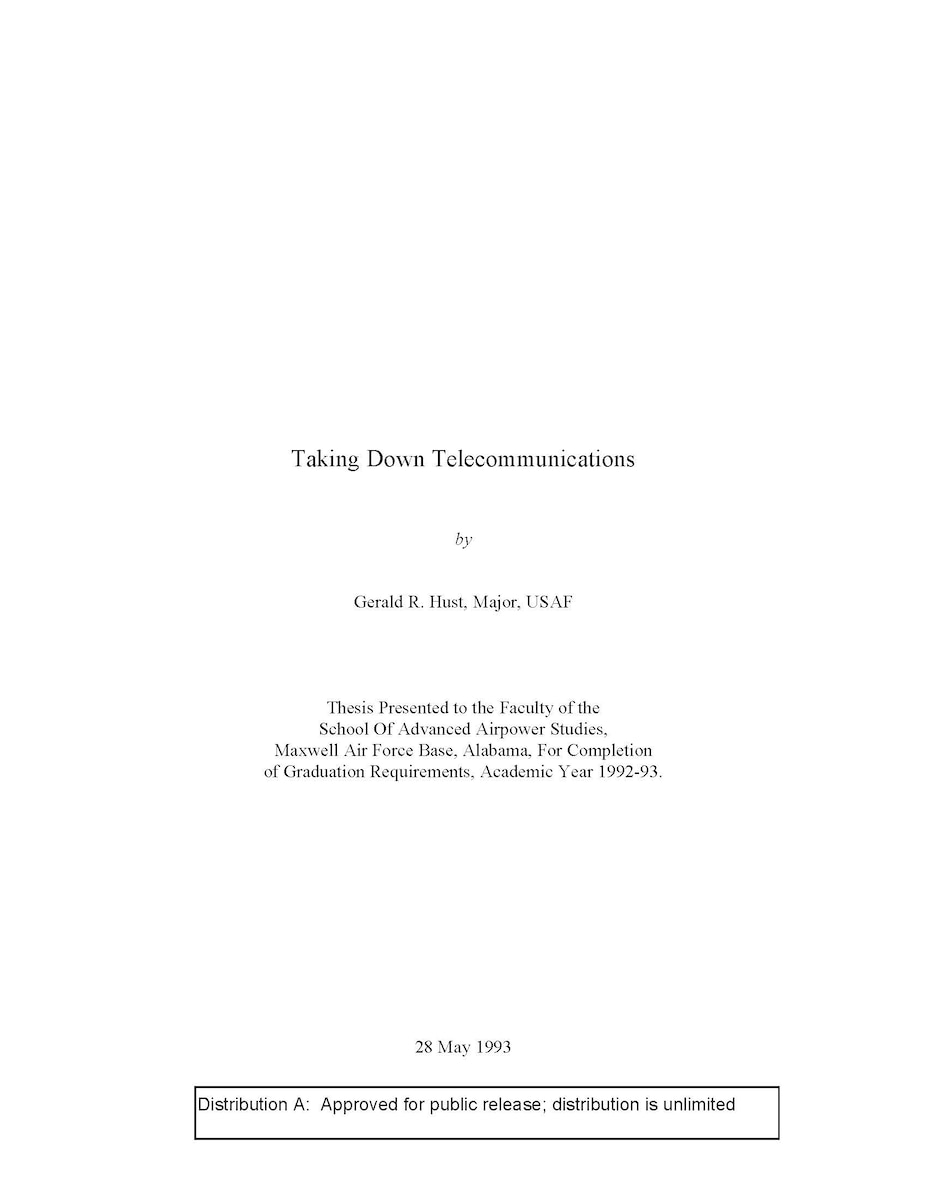 Air University, Air University Press, SAASS Papers, AUP, USAF