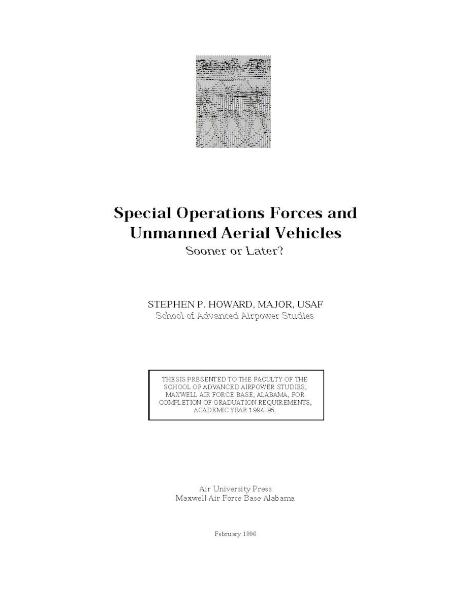 Air University, Air University Press, SAASS Papers, AUP, USAF
