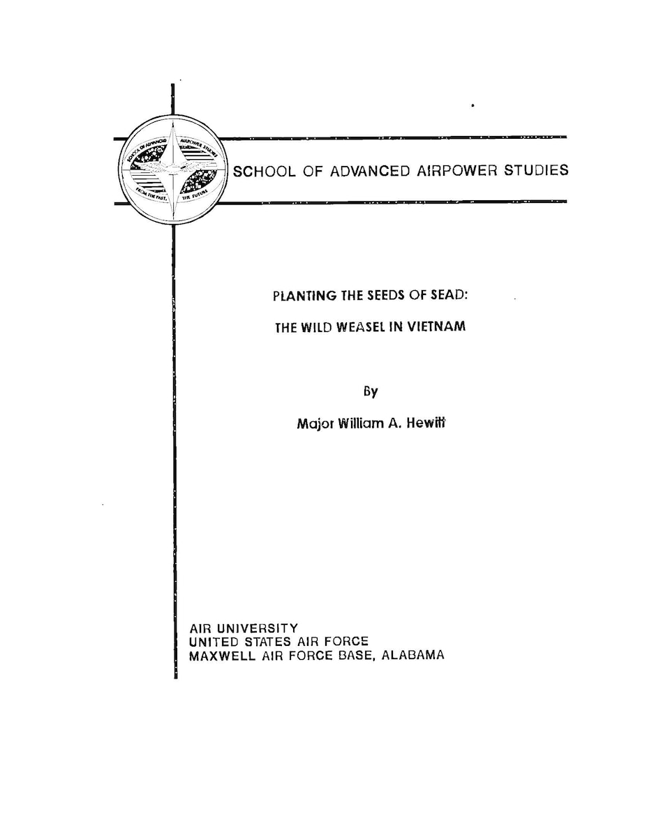 Air University, Air University Press, SAASS Papers, AUP, USAF