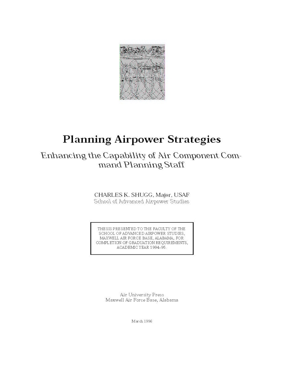 Air University, Air University Press, SAASS Papers, AUP, USAF