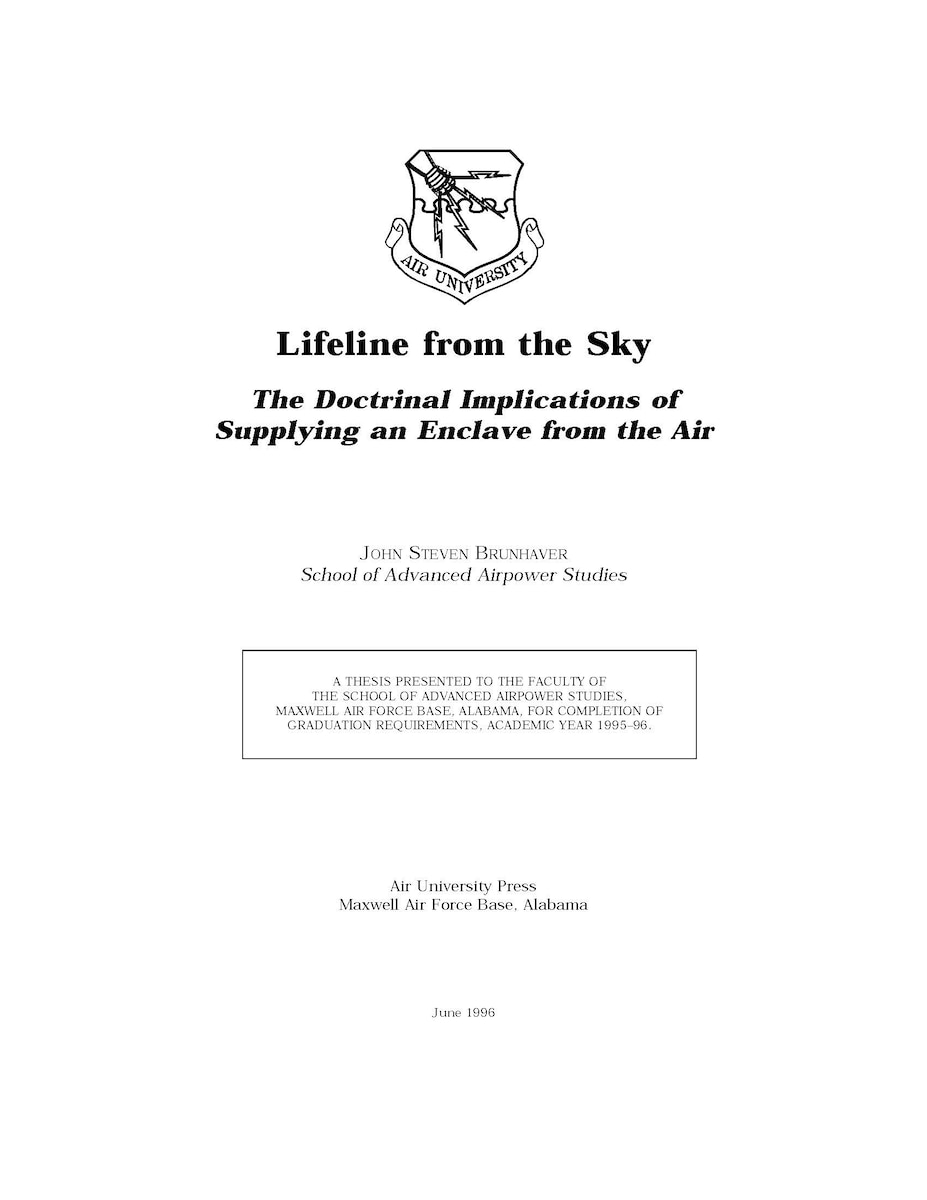 Air University, Air University Press, SAASS Papers, AUP, USAF