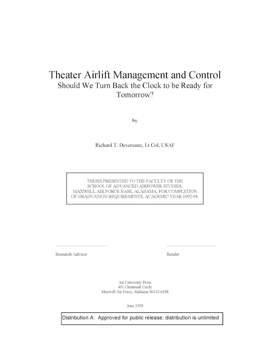 Air University, Air University Press, SAASS Papers, AUP, USAF