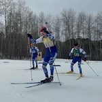 Michigan National Guard Biathlon Team members compete at the Chief National Guard Bureau Biathlon Competition, held this year at the Mount Itasca Winter Sports Center in Coleraine, Minn., from Feb. 28-March 5, 2025.  The annual competition is held in one of three host states, Minnesota, Utah and Vermont, and is open to National Guard members in all 54 states and territories.