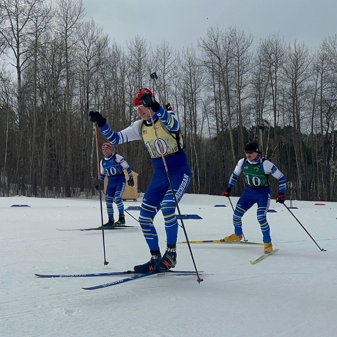 Michigan National Guard Biathlon Team members compete at the Chief National Guard Bureau Biathlon Competition, held this year at the Mount Itasca Winter Sports Center in Coleraine, Minn., from Feb. 28-March 5, 2025.  The annual competition is held in one of three host states, Minnesota, Utah and Vermont, and is open to National Guard members in all 54 states and territories.