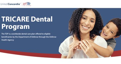 Woman and child on the TRICARE Dental Program website home page.