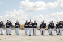 Battle Color Training Detachment Visit at MCRD San Diego
