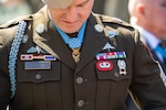 soldier wears Medal of Honor