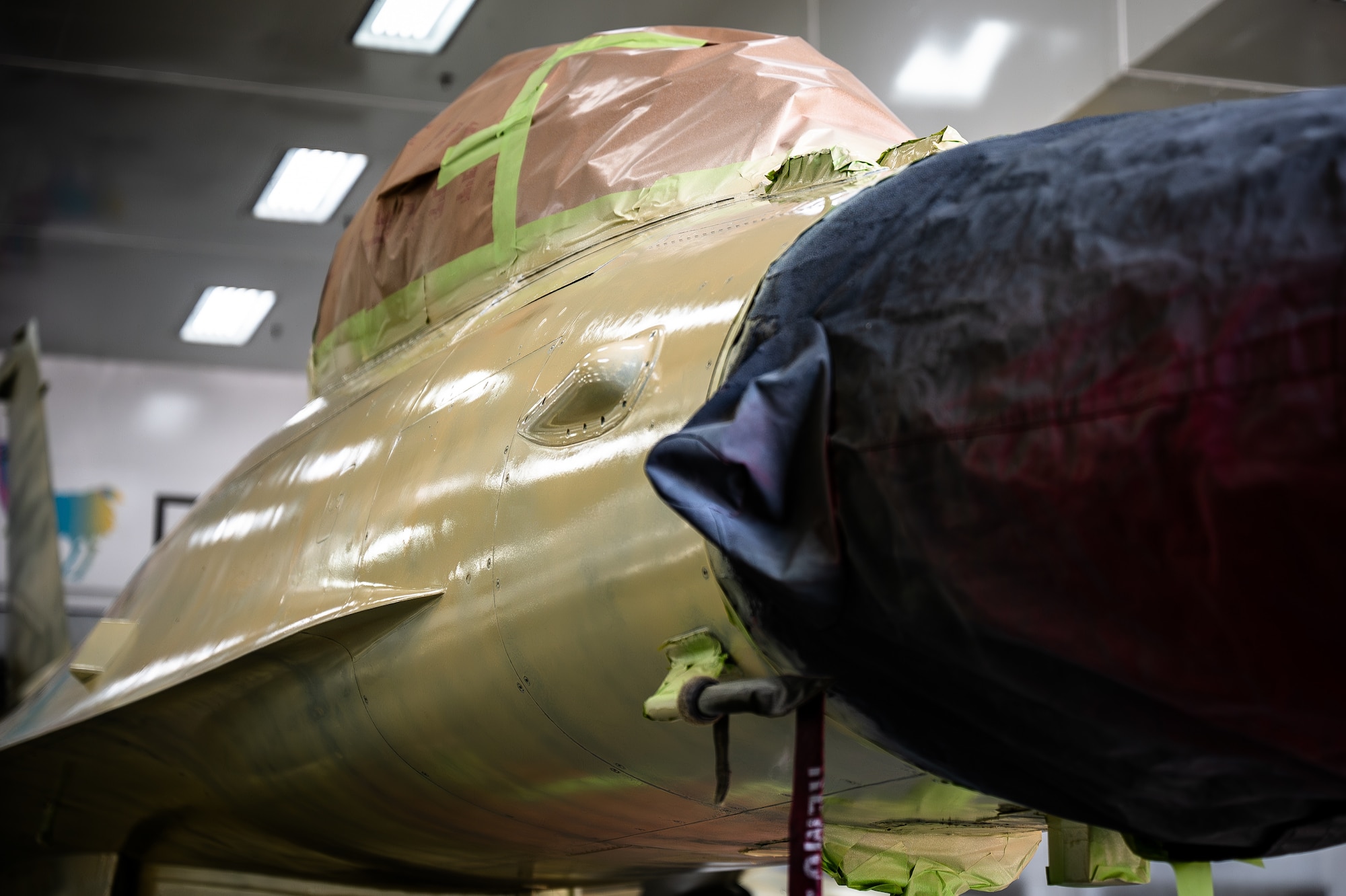 jet prepped for painting