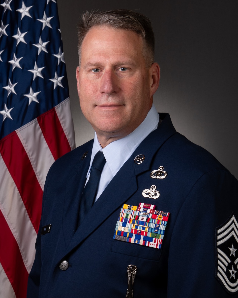 Official portrait of Chief Master Sgt. John Nye